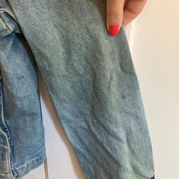 Vintage Denim Military Jacket - Tommy Hilfiger Size M/L - Picture 5 of 5